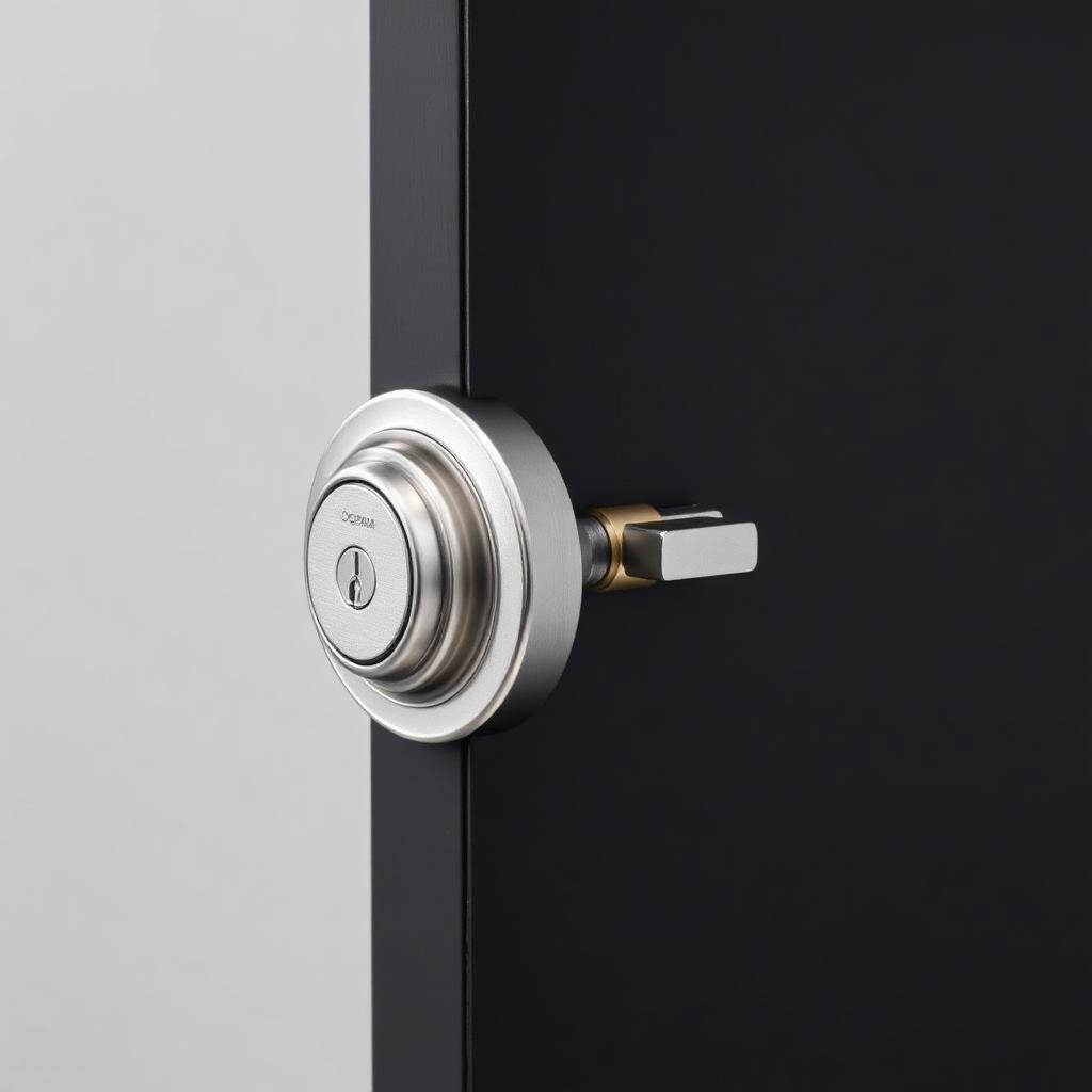 Dorma DL 502 lock installed on a door