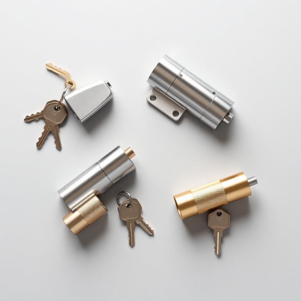 Available DMS cylinder options with keys